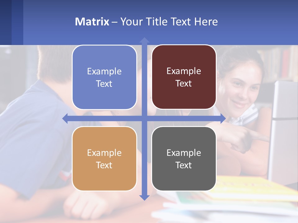 Happy Girl Pretty PowerPoint Template