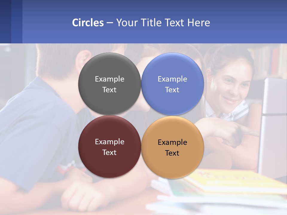 Happy Girl Pretty PowerPoint Template