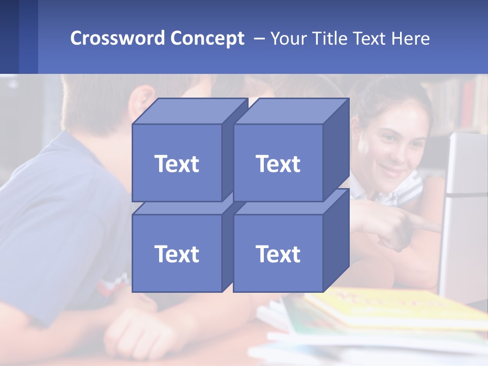 Happy Girl Pretty PowerPoint Template