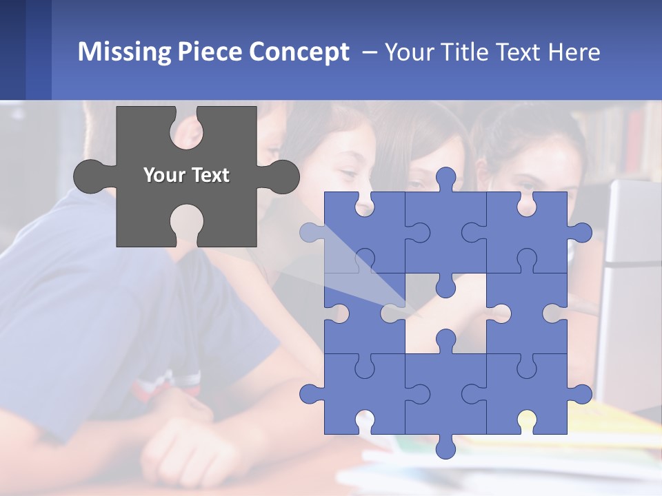 Happy Girl Pretty PowerPoint Template