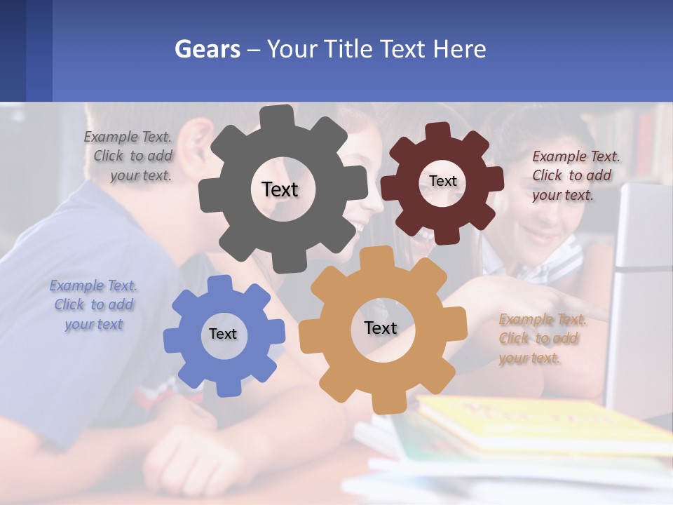 Happy Girl Pretty PowerPoint Template