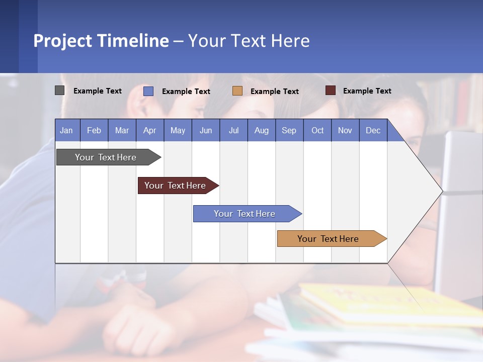 Happy Girl Pretty PowerPoint Template