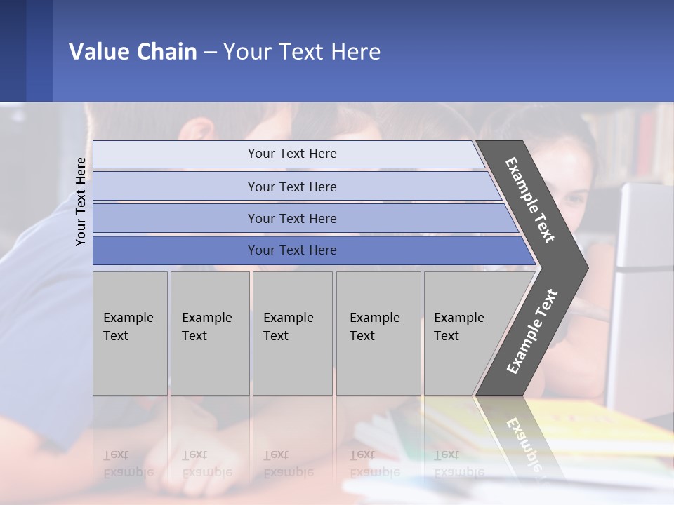 Happy Girl Pretty PowerPoint Template