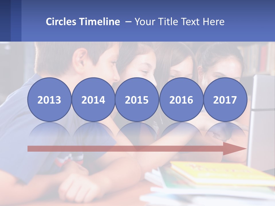 Happy Girl Pretty PowerPoint Template