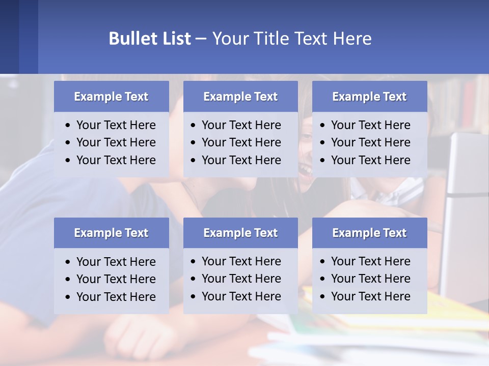 Happy Girl Pretty PowerPoint Template