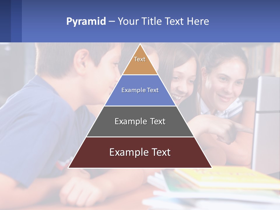 Happy Girl Pretty PowerPoint Template