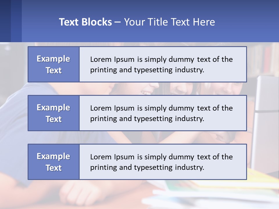 Happy Girl Pretty PowerPoint Template