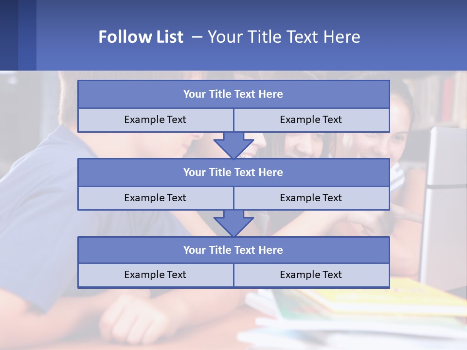 Happy Girl Pretty PowerPoint Template