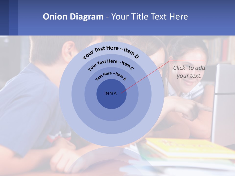 Happy Girl Pretty PowerPoint Template