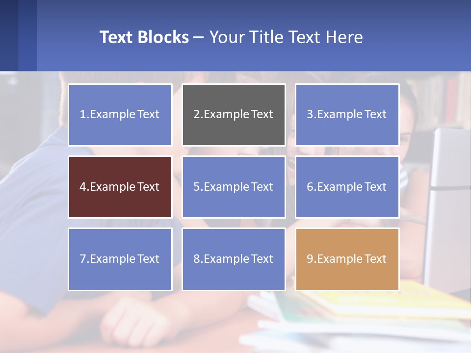 Happy Girl Pretty PowerPoint Template