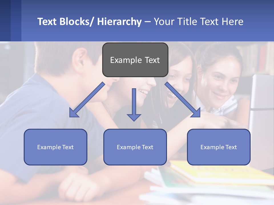 Happy Girl Pretty PowerPoint Template