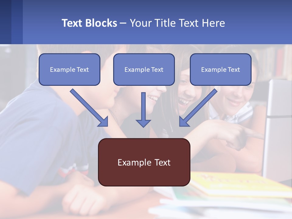 Happy Girl Pretty PowerPoint Template