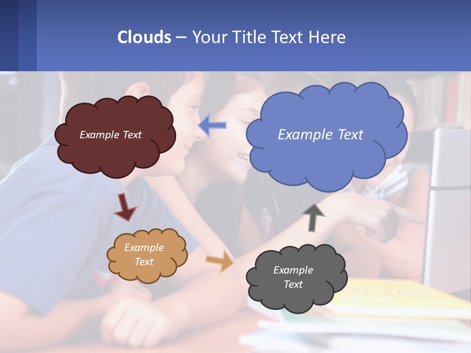 Happy Girl Pretty PowerPoint Template