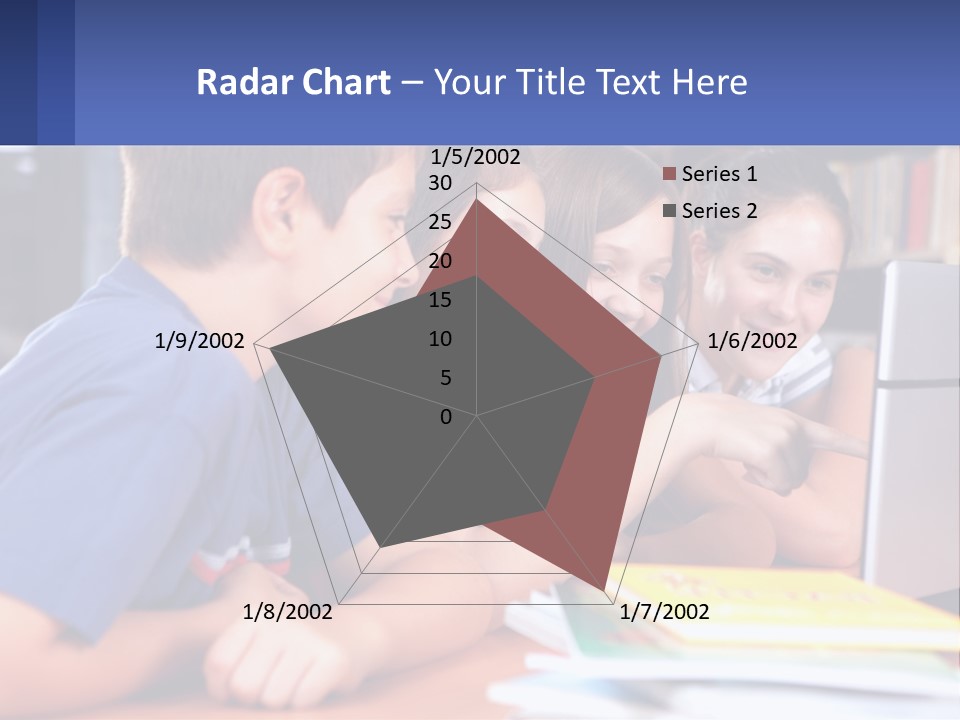 Happy Girl Pretty PowerPoint Template