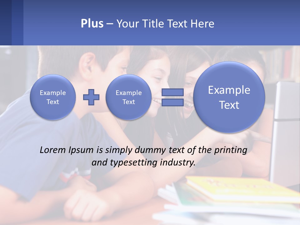 Happy Girl Pretty PowerPoint Template