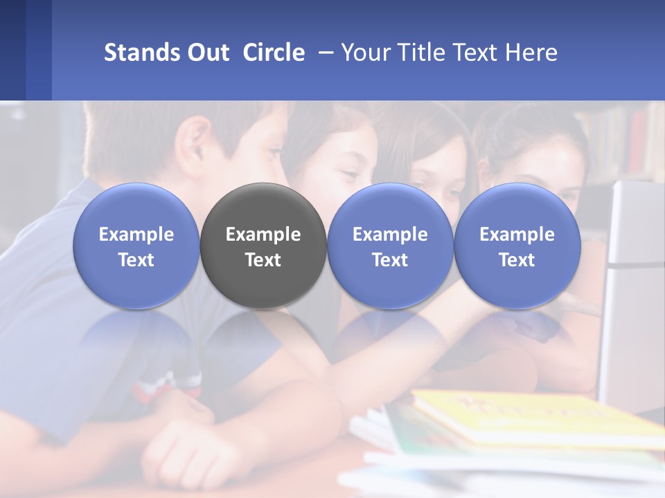 Happy Girl Pretty PowerPoint Template