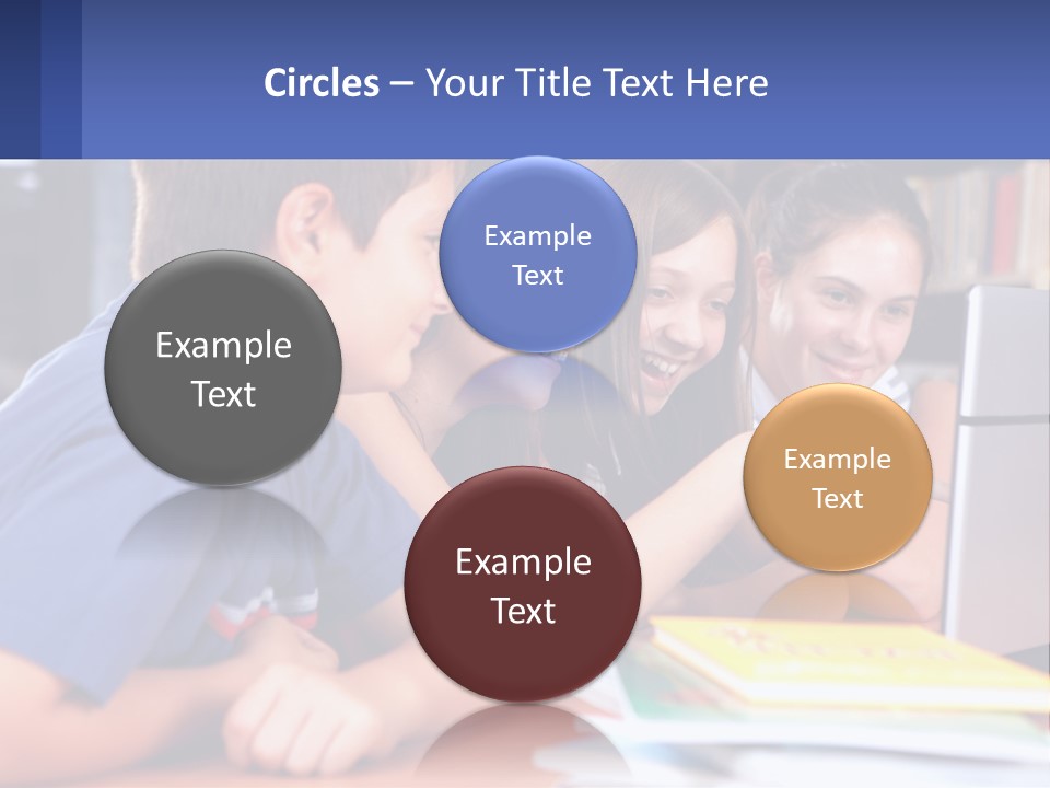 Happy Girl Pretty PowerPoint Template