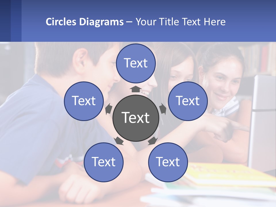 Happy Girl Pretty PowerPoint Template