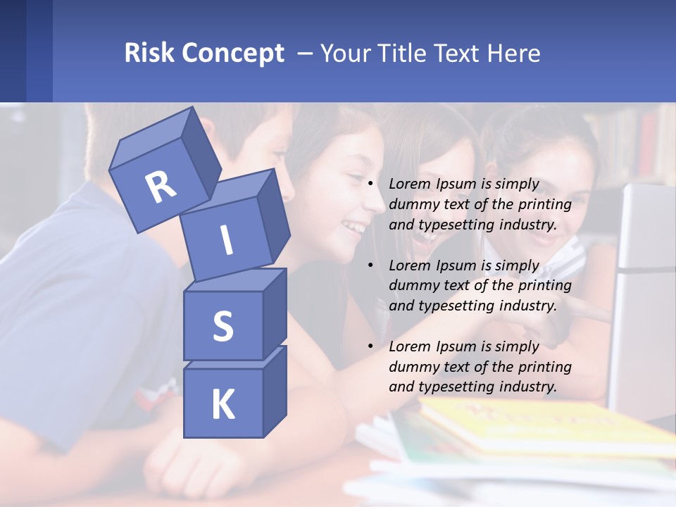 Happy Girl Pretty PowerPoint Template