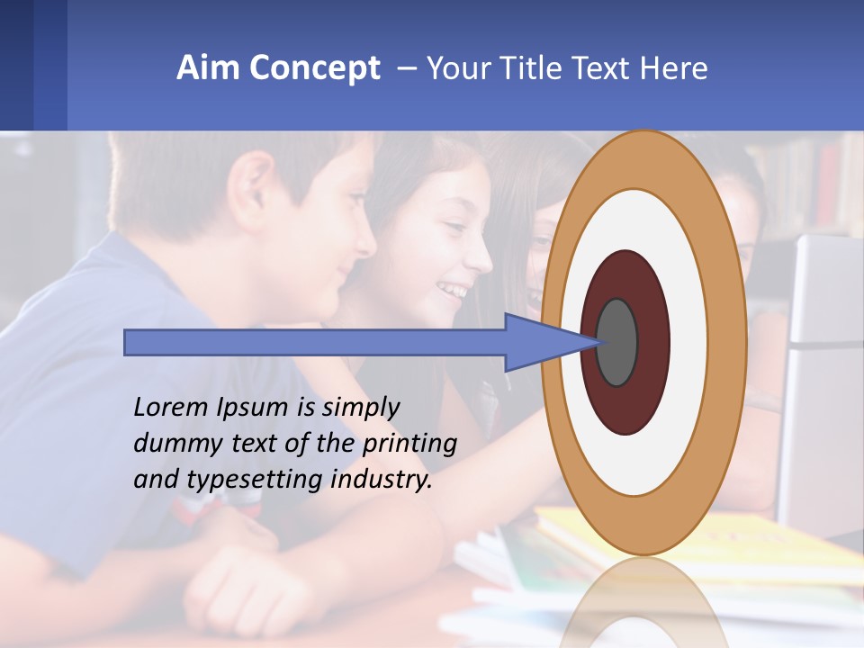 Happy Girl Pretty PowerPoint Template