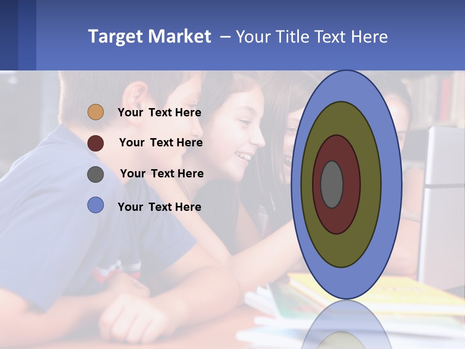 Happy Girl Pretty PowerPoint Template