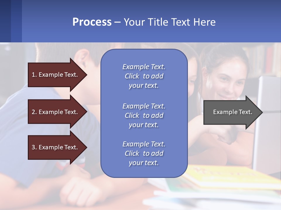 Happy Girl Pretty PowerPoint Template