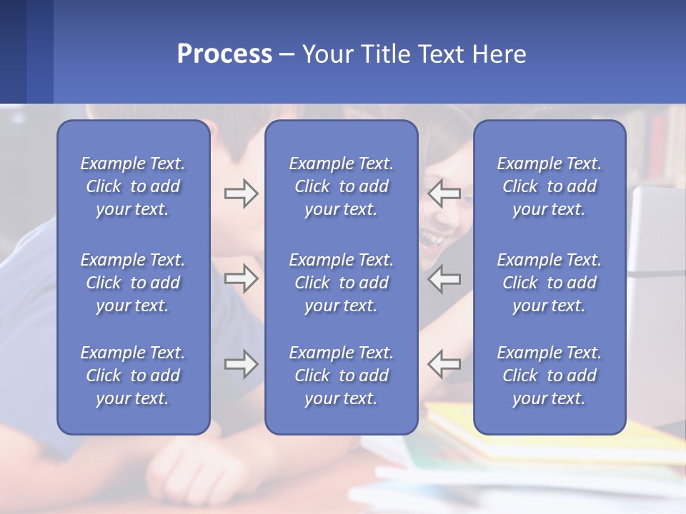 Happy Girl Pretty PowerPoint Template