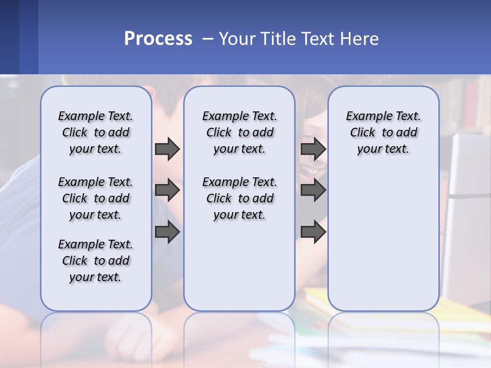 Happy Girl Pretty PowerPoint Template