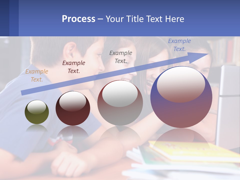 Happy Girl Pretty PowerPoint Template