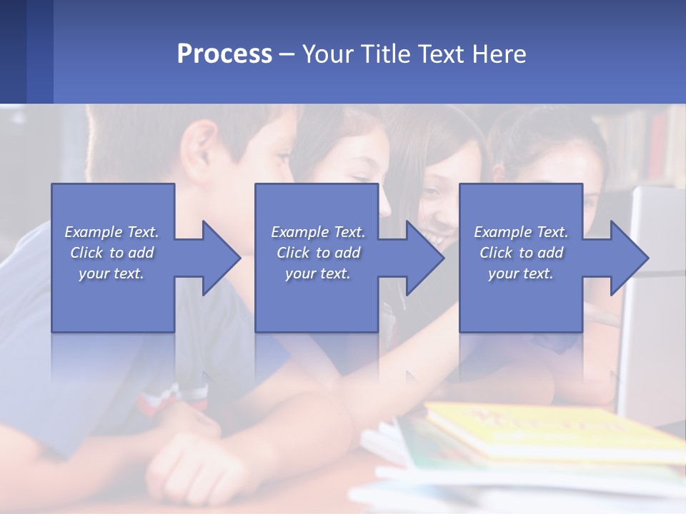 Happy Girl Pretty PowerPoint Template