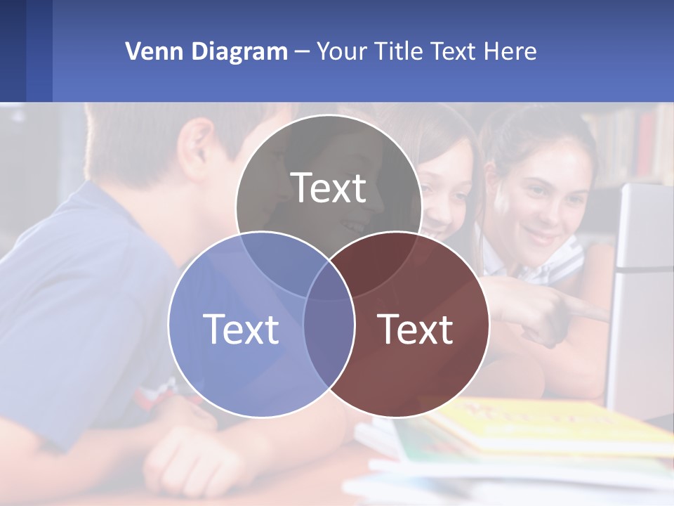 Happy Girl Pretty PowerPoint Template