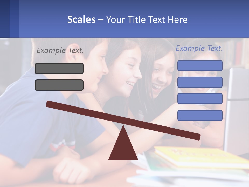 Happy Girl Pretty PowerPoint Template