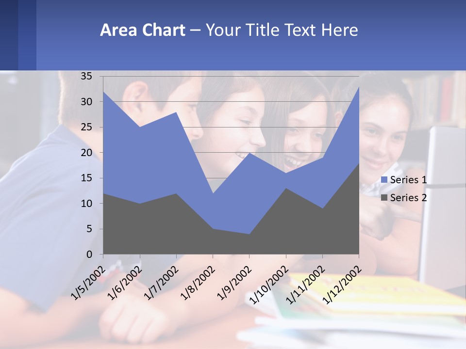 Happy Girl Pretty PowerPoint Template