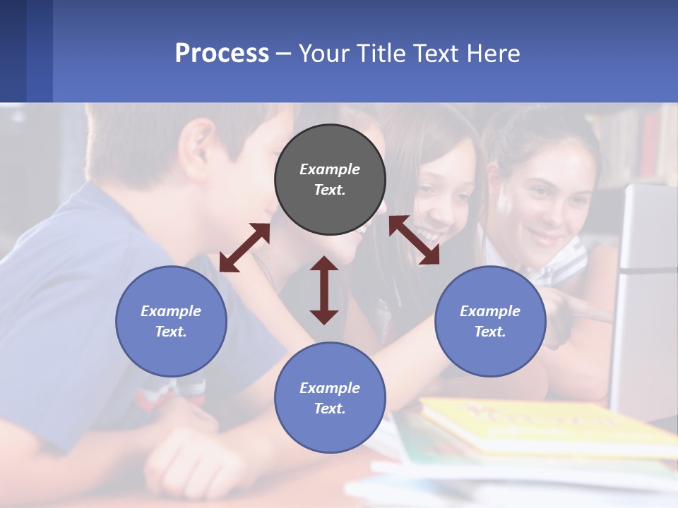 Happy Girl Pretty PowerPoint Template