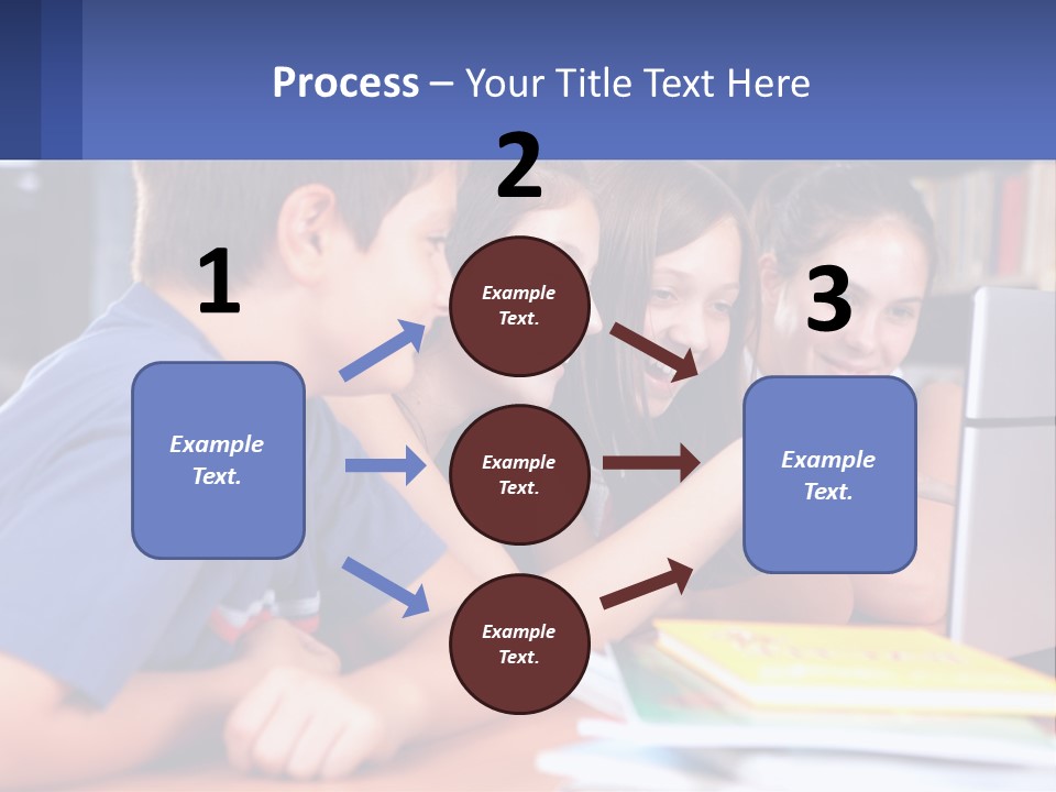 Happy Girl Pretty PowerPoint Template