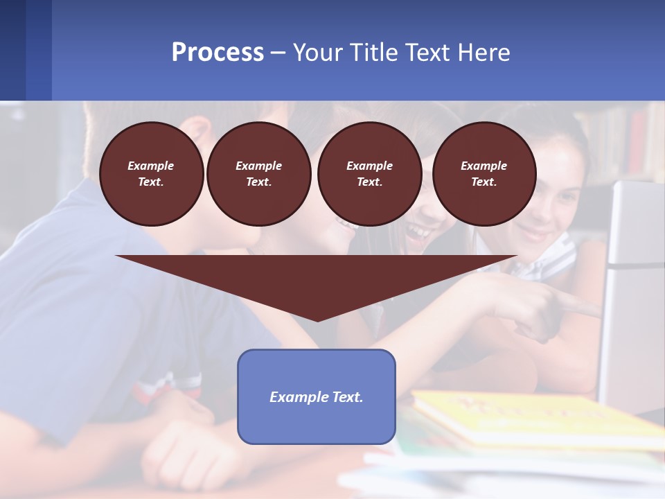 Happy Girl Pretty PowerPoint Template