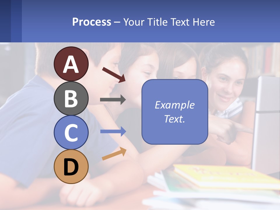 Happy Girl Pretty PowerPoint Template