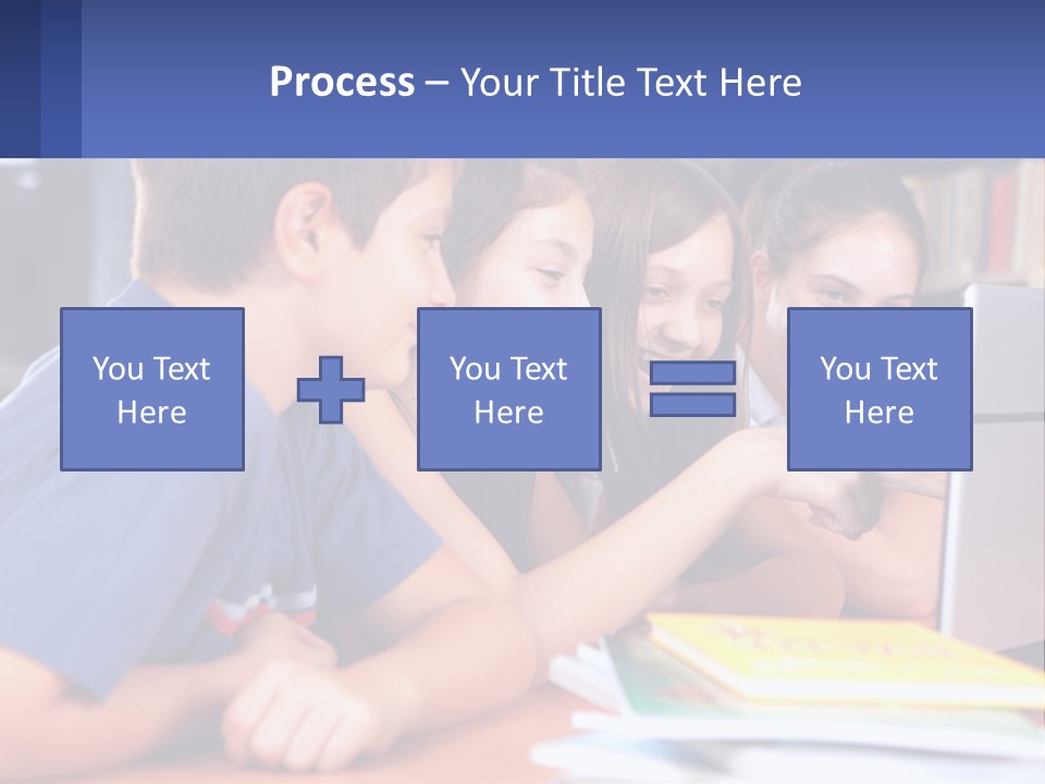 Happy Girl Pretty PowerPoint Template