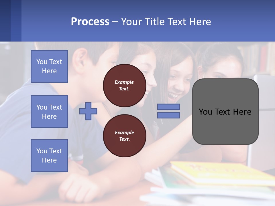 Happy Girl Pretty PowerPoint Template