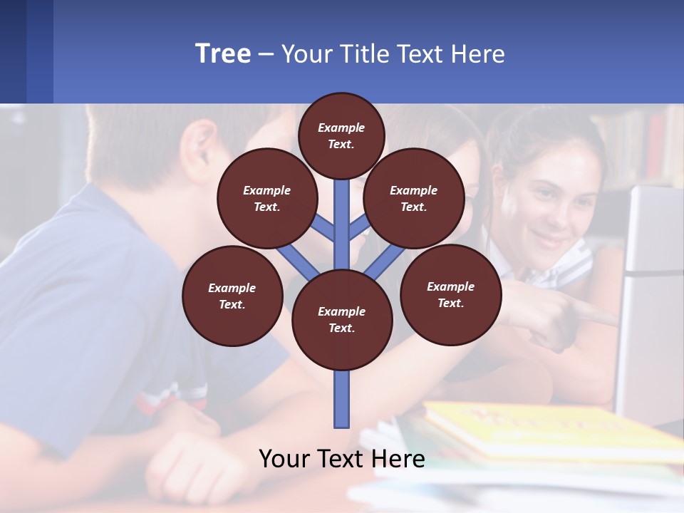 Happy Girl Pretty PowerPoint Template