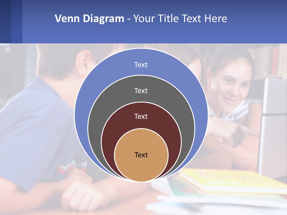 Happy Girl Pretty PowerPoint Template