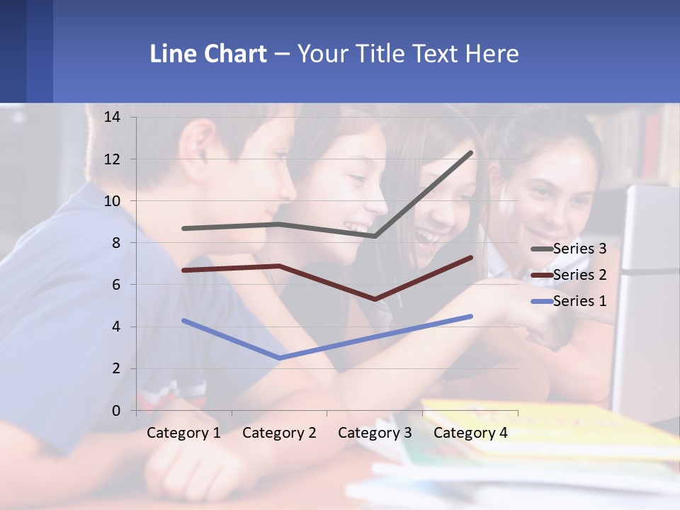 Happy Girl Pretty PowerPoint Template