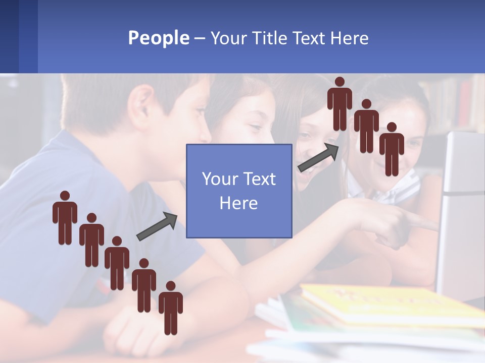 Happy Girl Pretty PowerPoint Template