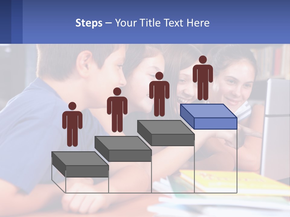 Happy Girl Pretty PowerPoint Template