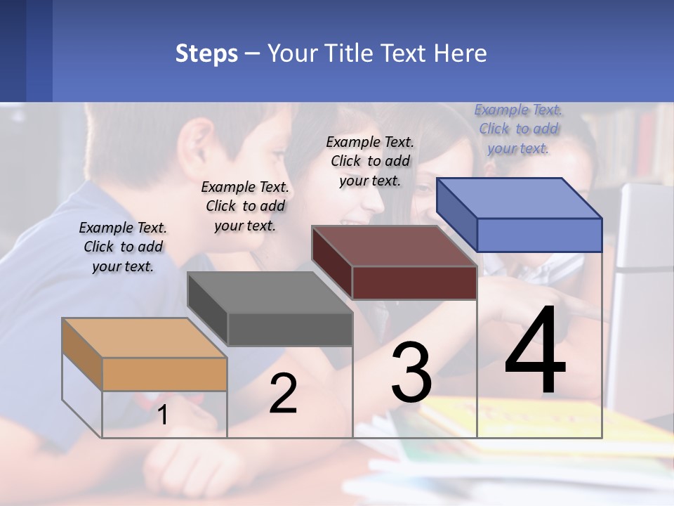 Happy Girl Pretty PowerPoint Template