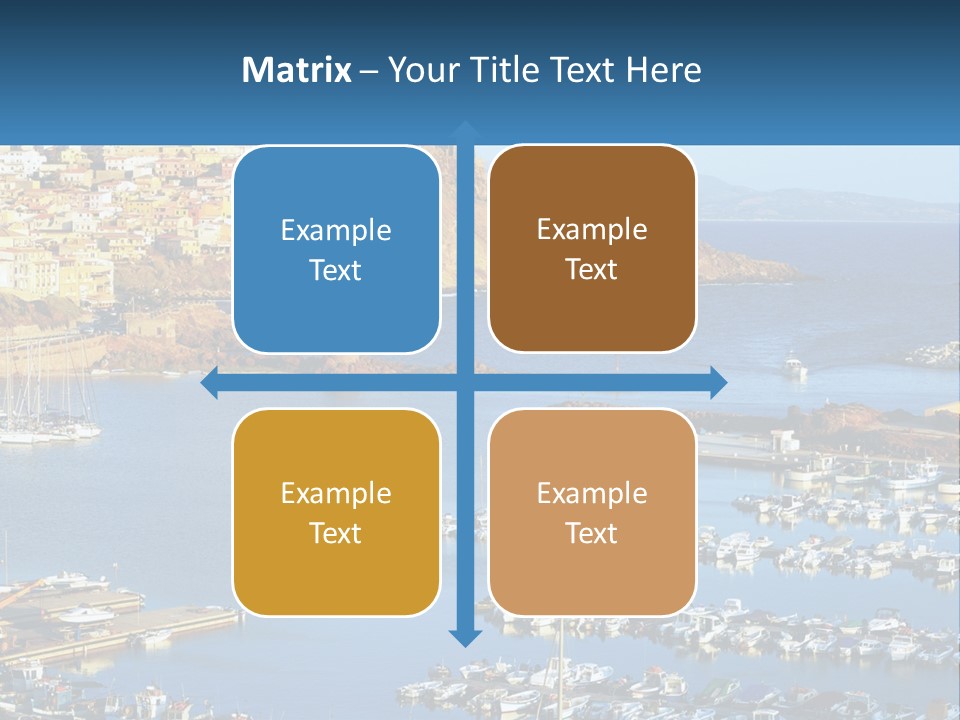 Sea Sardegna Harbour PowerPoint Template