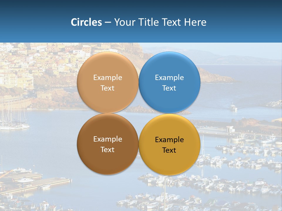 Sea Sardegna Harbour PowerPoint Template