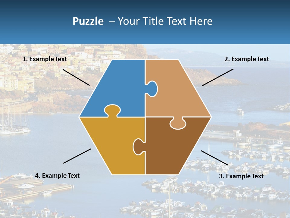 Sea Sardegna Harbour PowerPoint Template