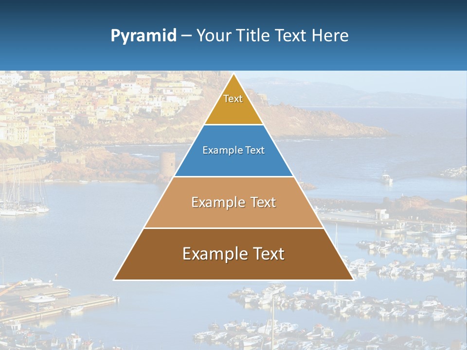 Sea Sardegna Harbour PowerPoint Template