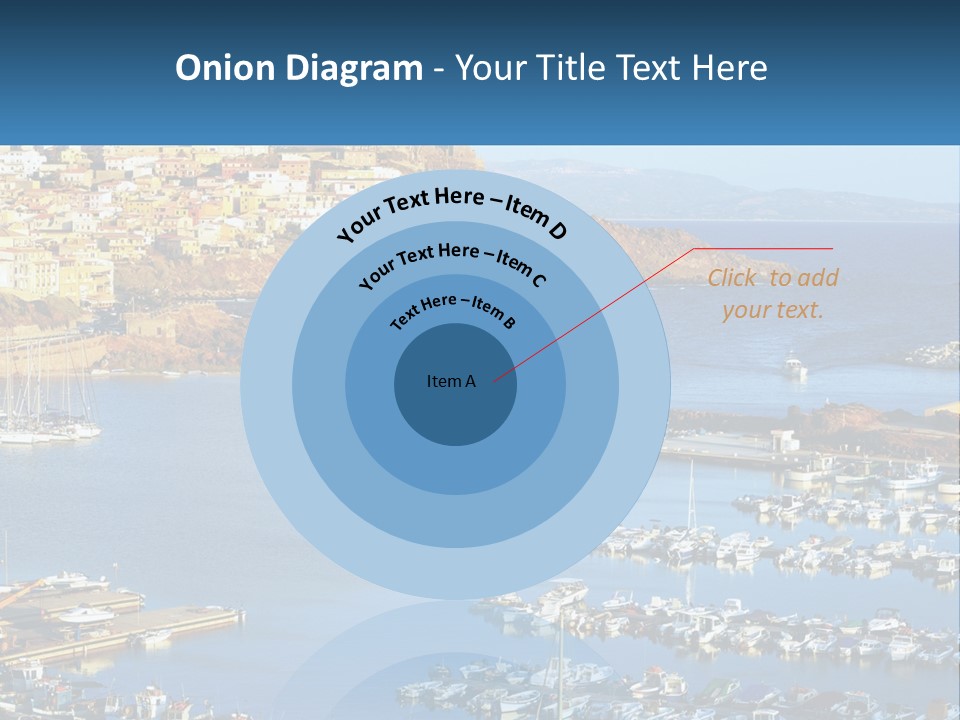 Sea Sardegna Harbour PowerPoint Template
